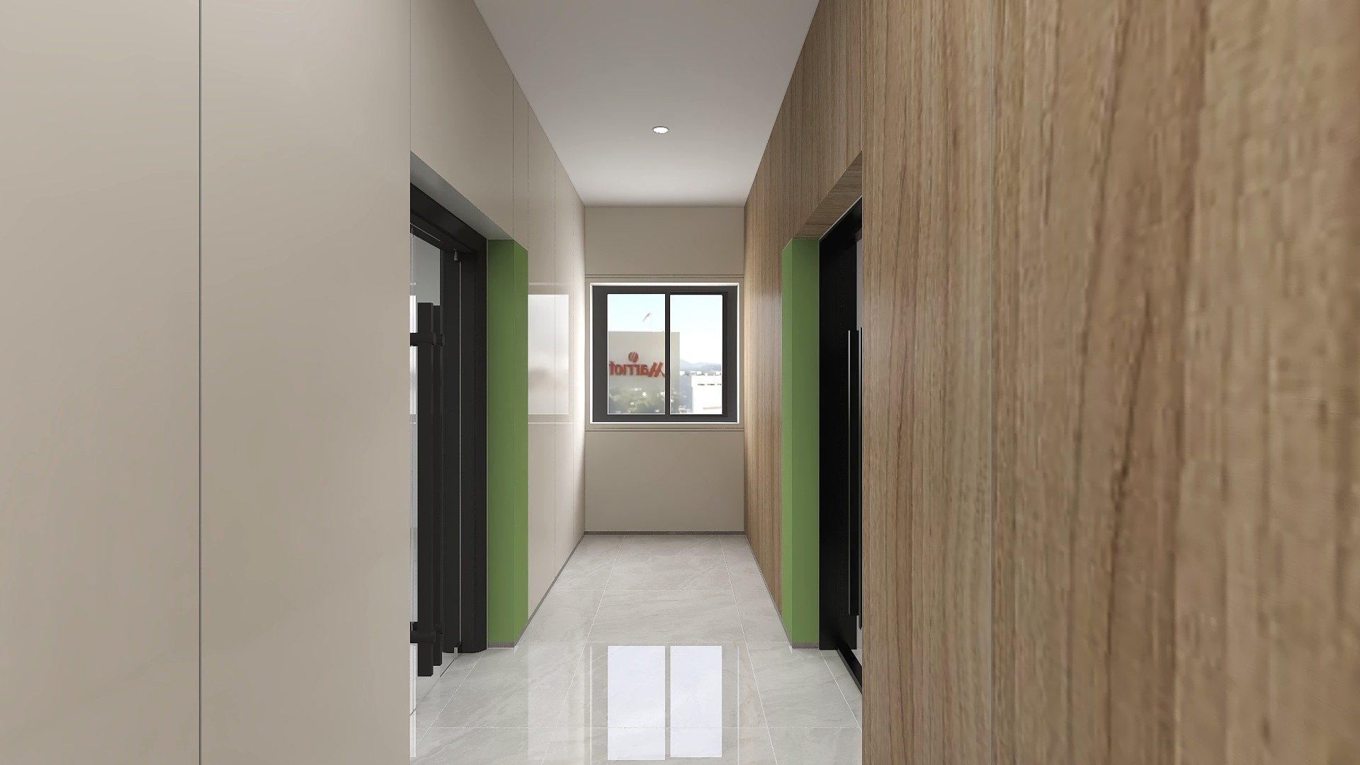 电梯间过道墙面钢制91视频网址入口